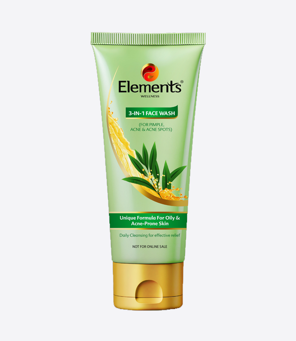 Elements Wellness 3 In 1 Face Wash